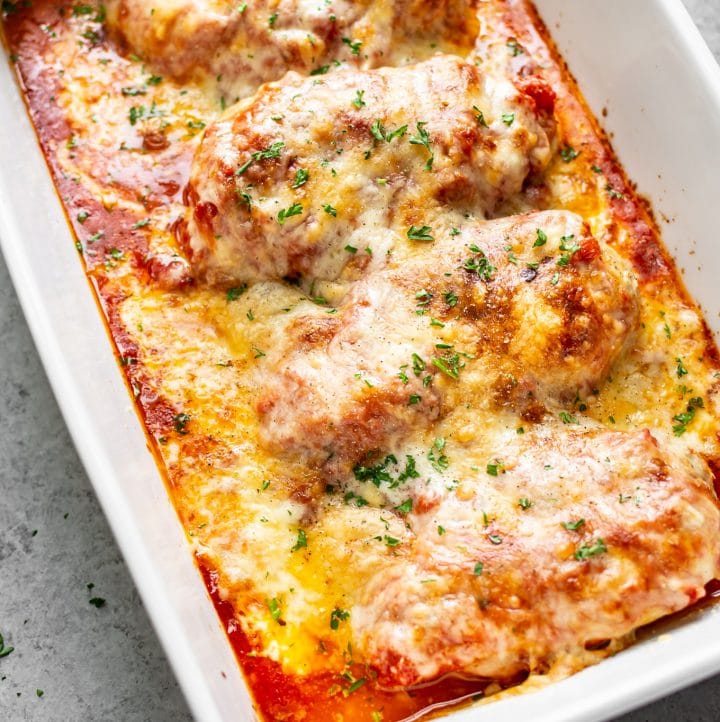 Cheesy Mozzarella Chicken Bake • Salt & Lavender