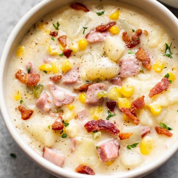 Easy Ham and Corn Chowder • Salt & Lavender