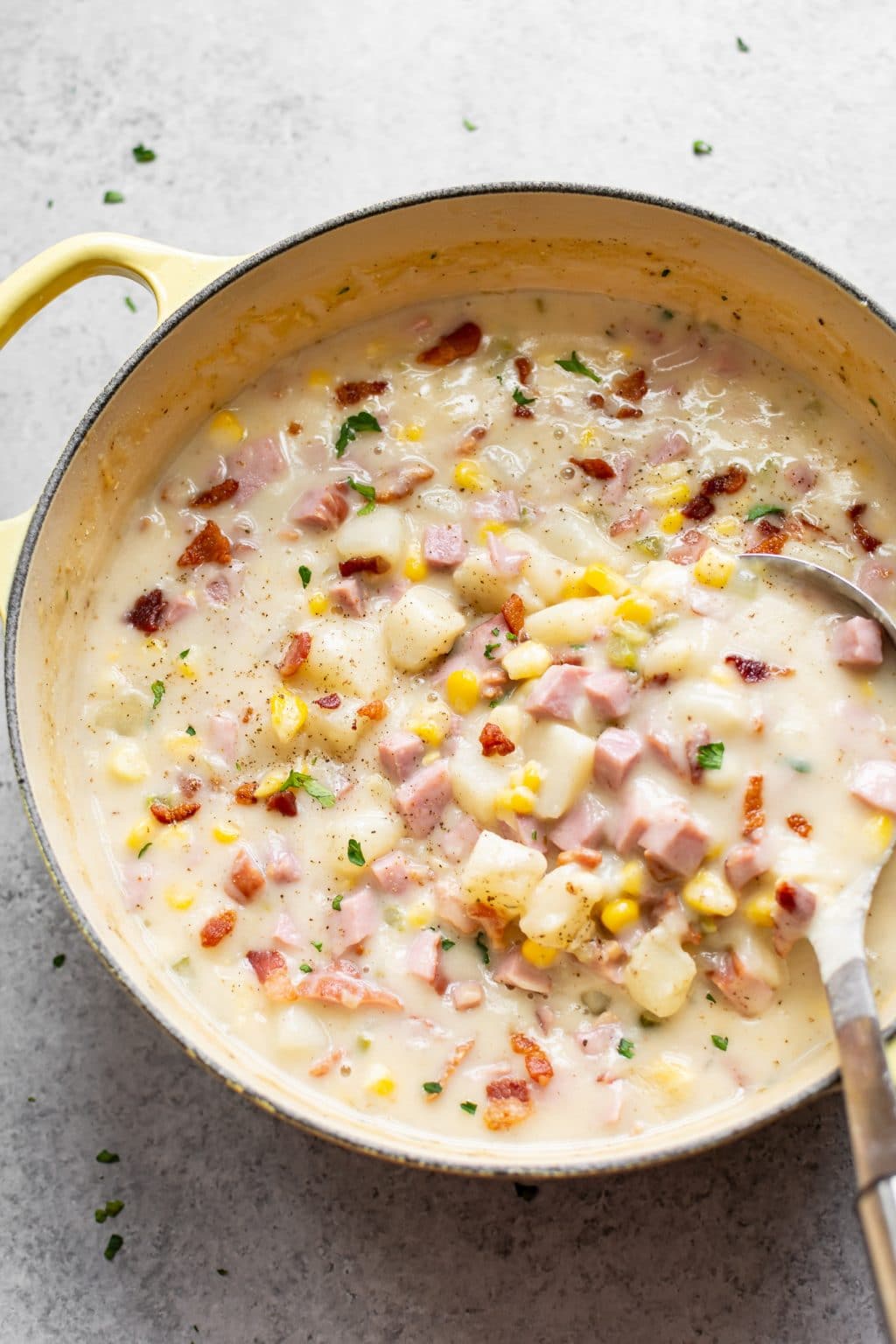 Easy Ham and Corn Chowder • Salt & Lavender