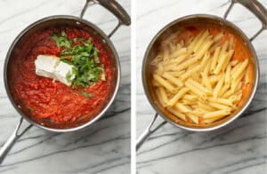 Tomato Goat Cheese Pasta • Salt & Lavender