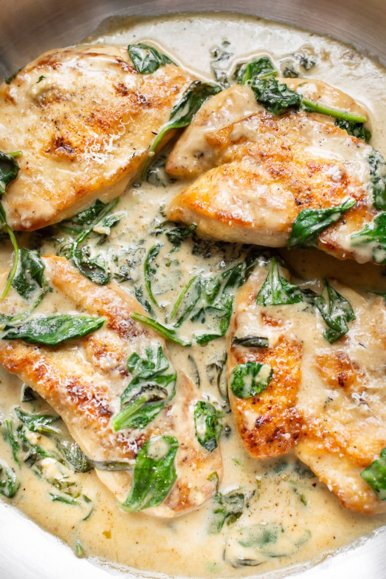 Creamy Chicken Florentine • Salt & Lavender