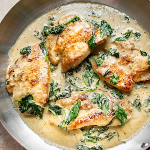 Creamy Chicken Florentine • Salt & Lavender