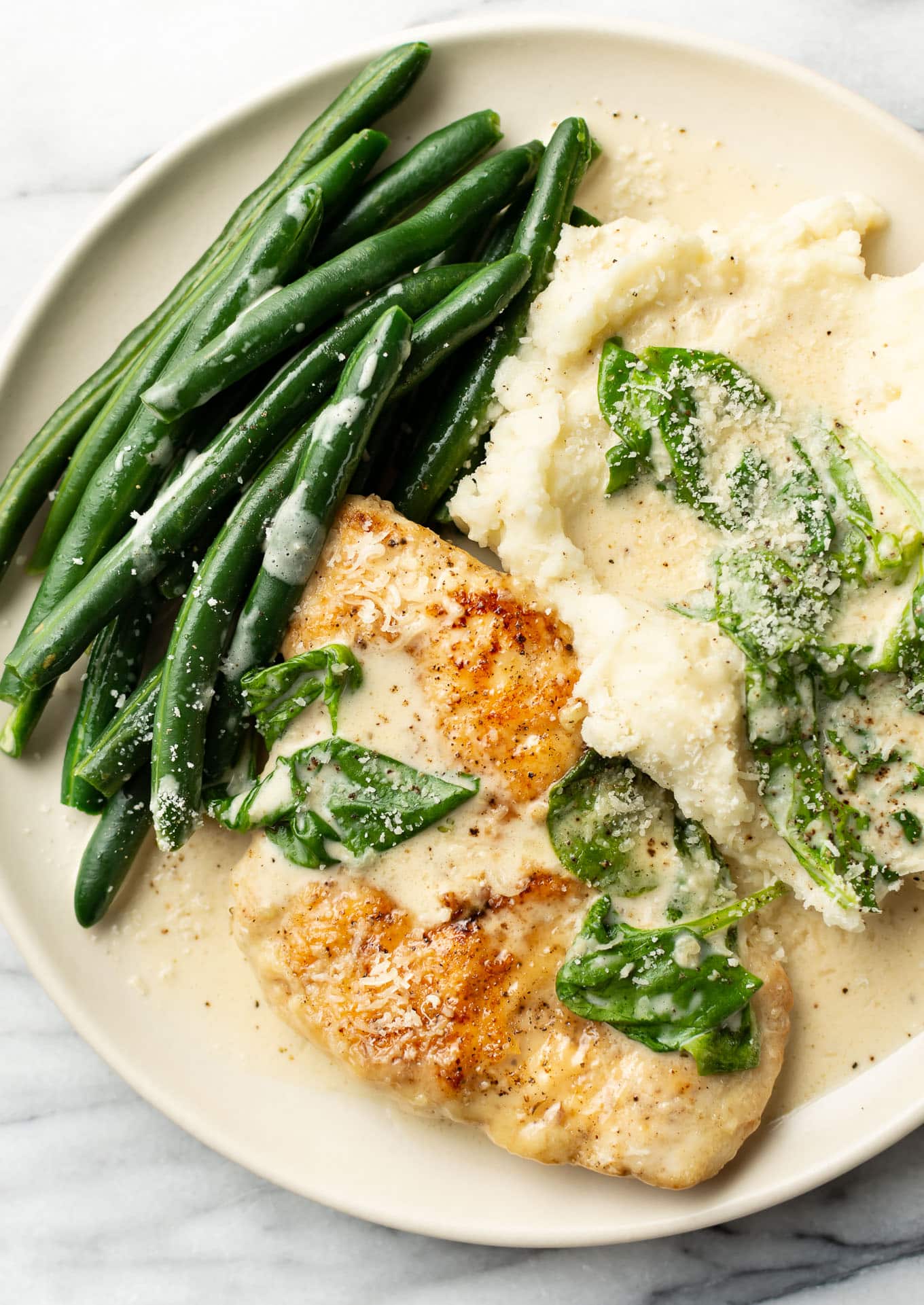 Creamy Chicken Florentine • Salt & Lavender