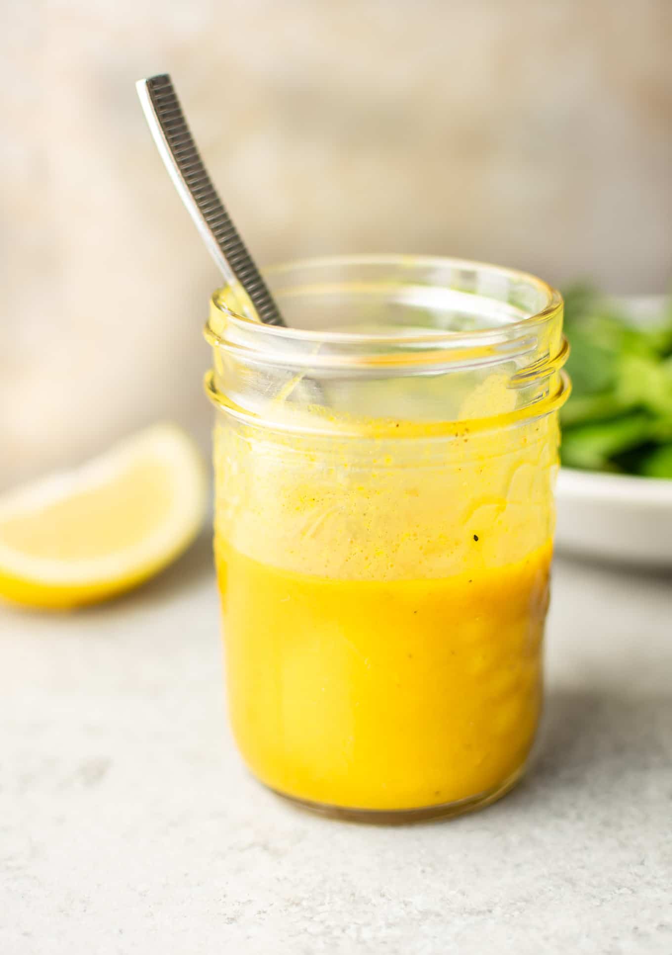 4-Ingredient Honey Mustard Salad Dressing (oil-free) - Very Veganish