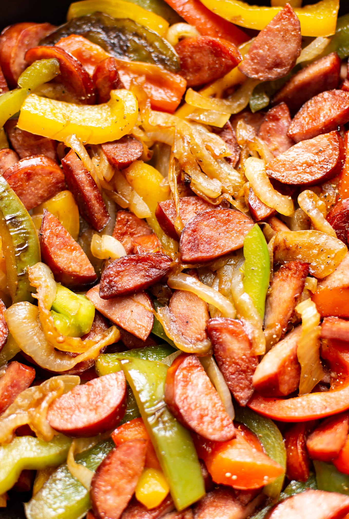 Sausage and Peppers Skillet • Salt & Lavender