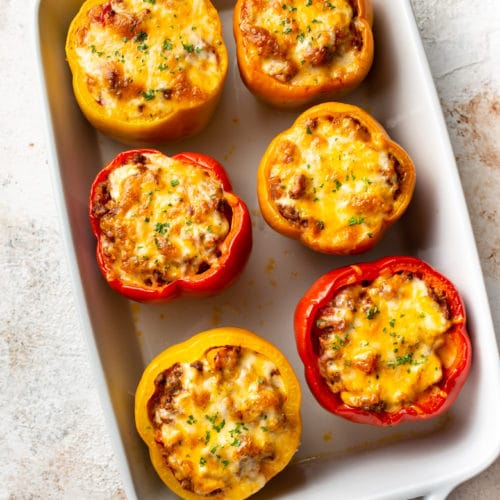 Ground Beef Stuffed Peppers Salt Lavender