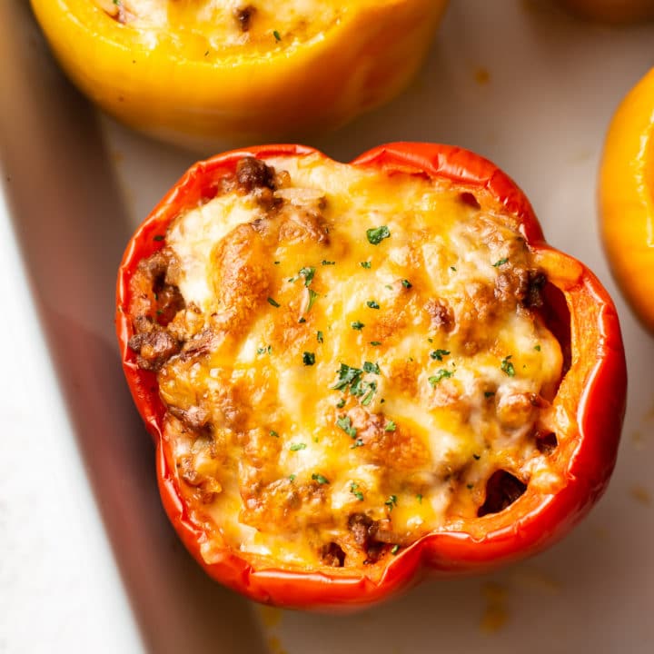 Ground Beef Stuffed Peppers • Salt And Lavender 5865