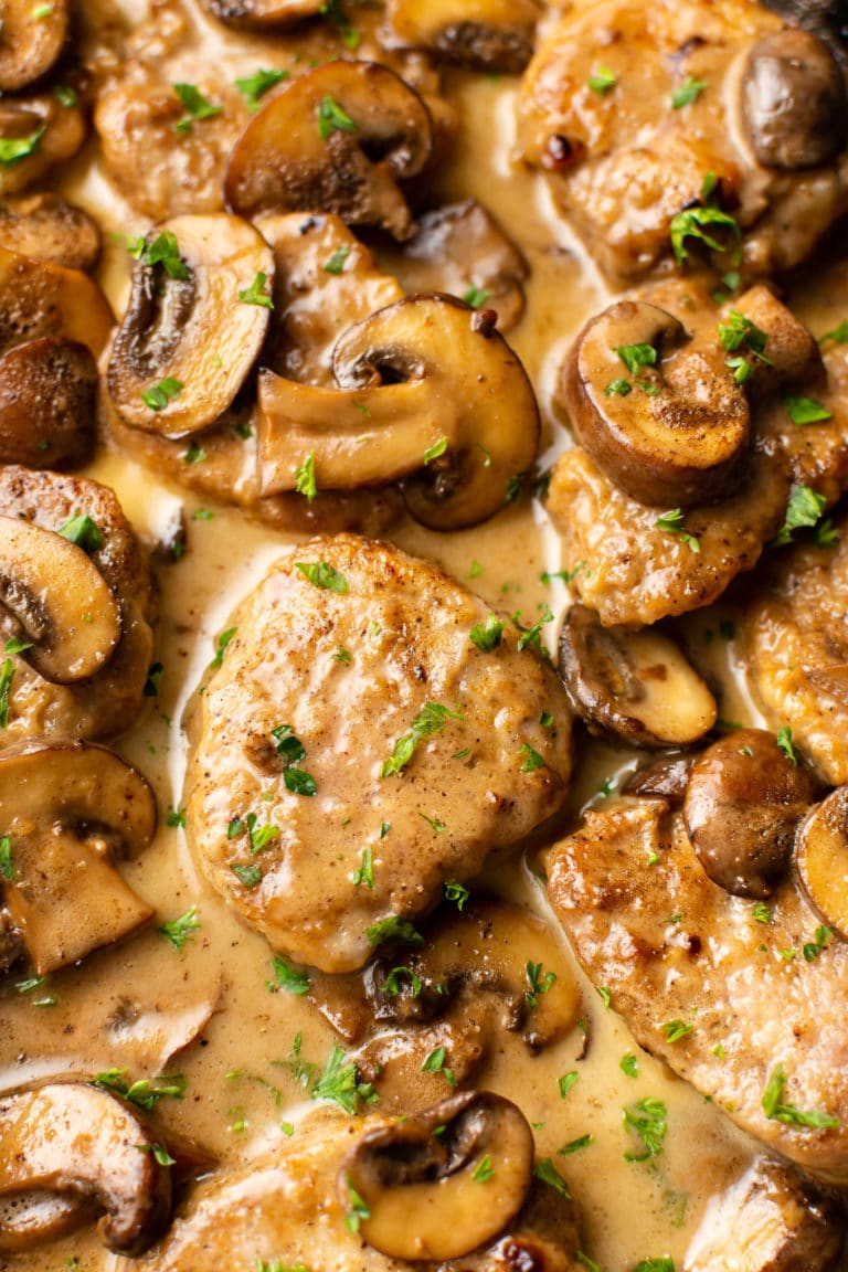 Easy Creamy Pork Marsala • Salt & Lavender