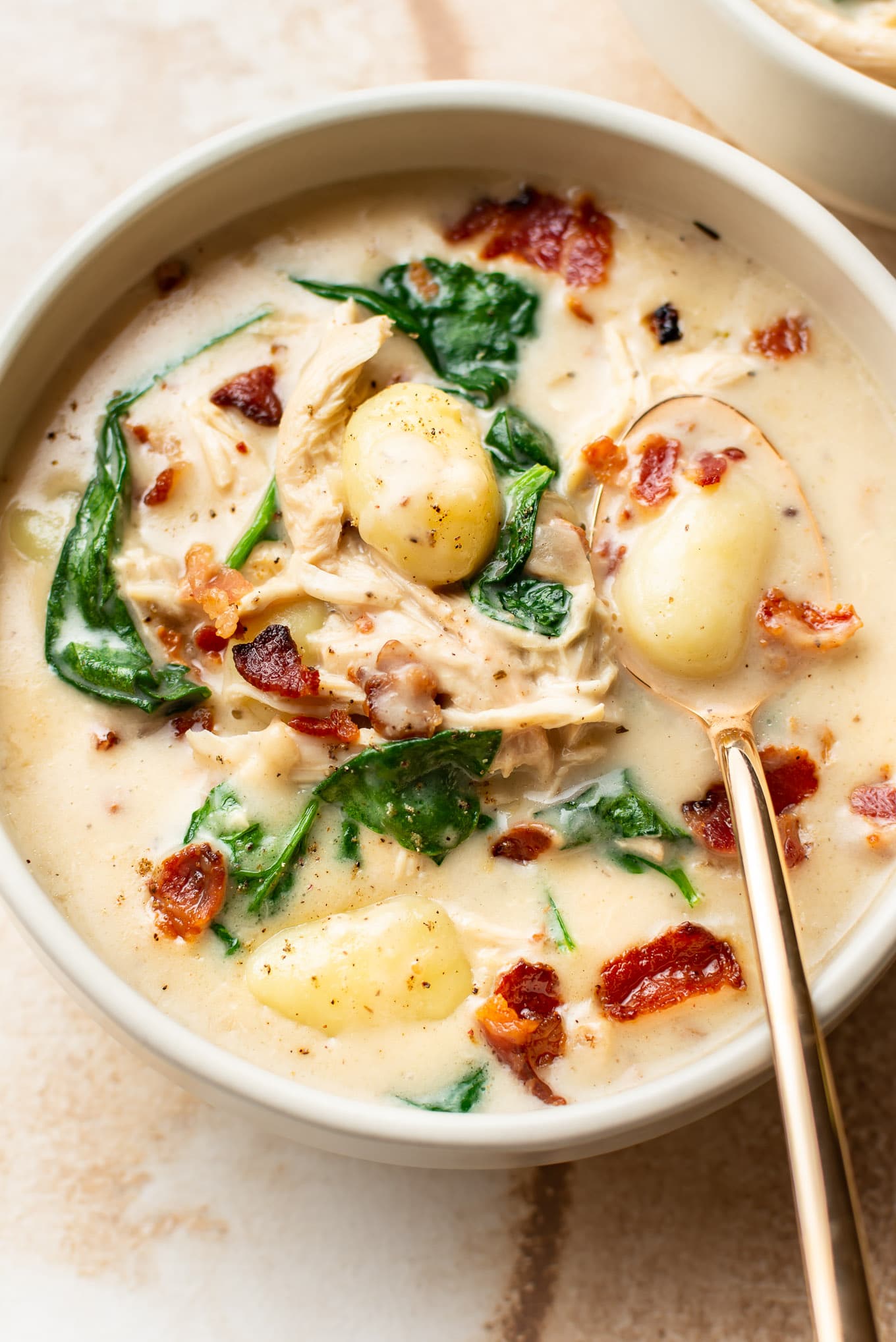 Chicken Bacon Gnocchi Soup • Salt & Lavender