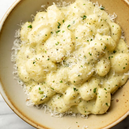 Creamy Pesto Gnocchi • Salt & Lavender