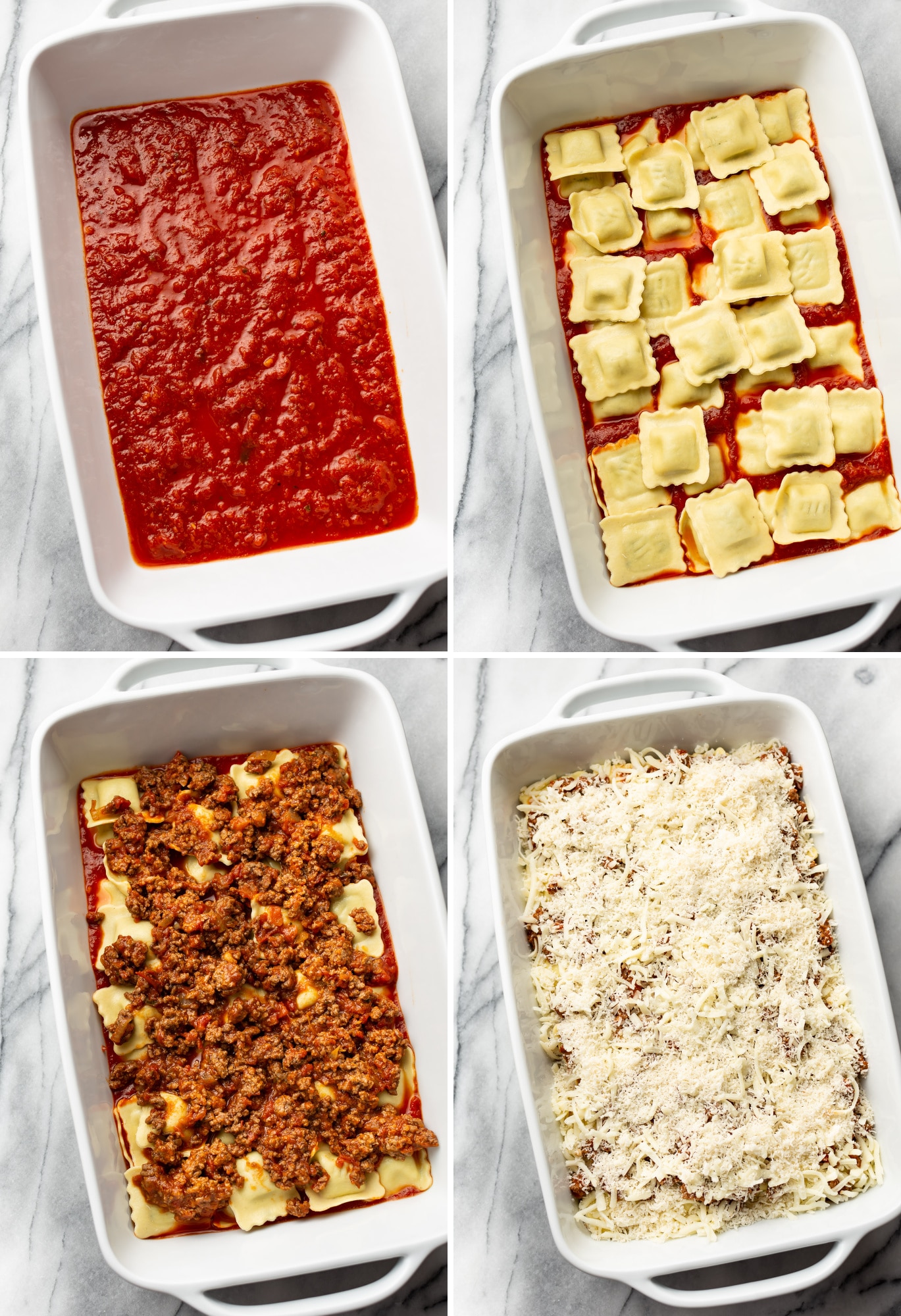 Easy Cheesy Baked Ravioli • Salt & Lavender