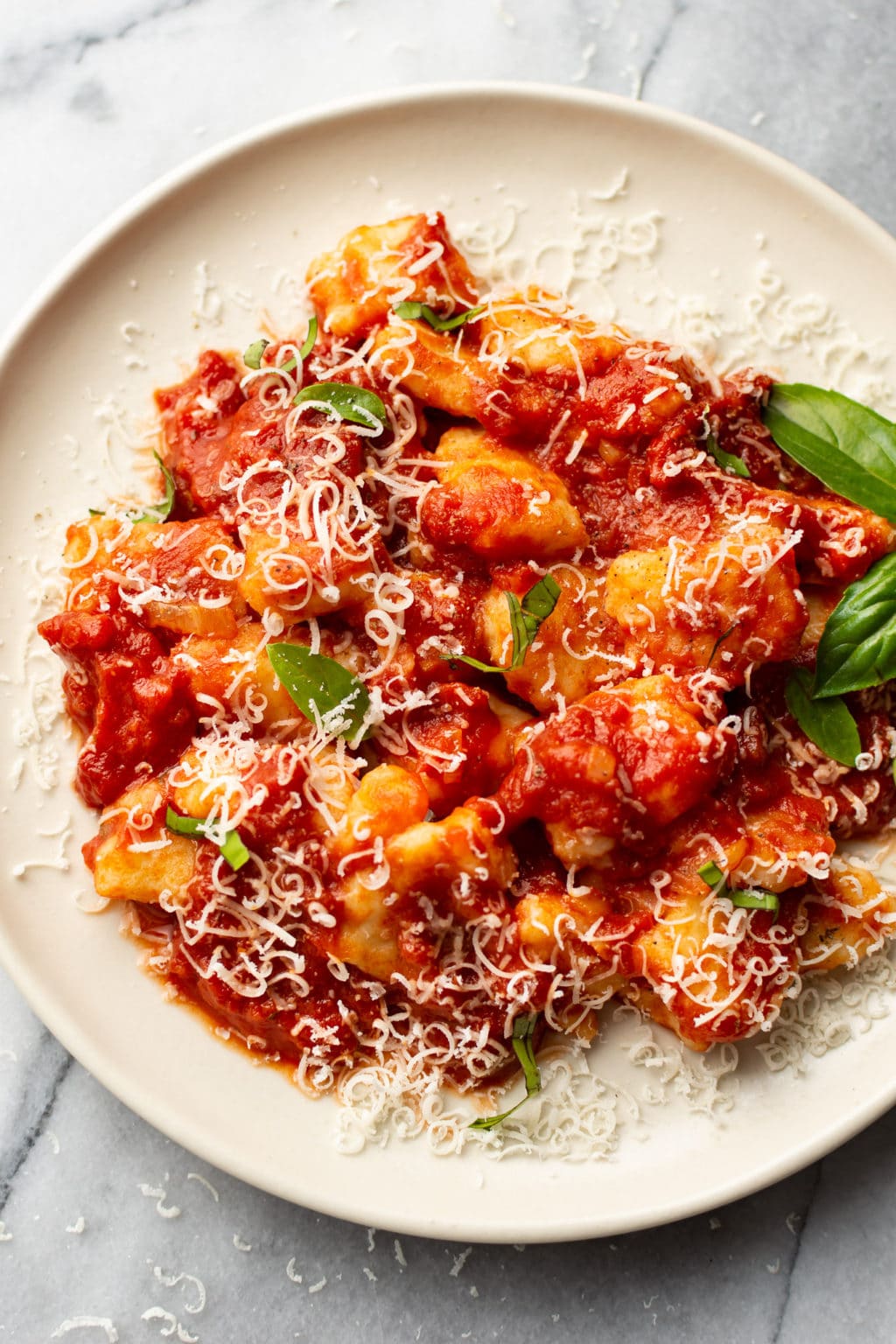 Gnocchi with Marinara Sauce • Salt & Lavender