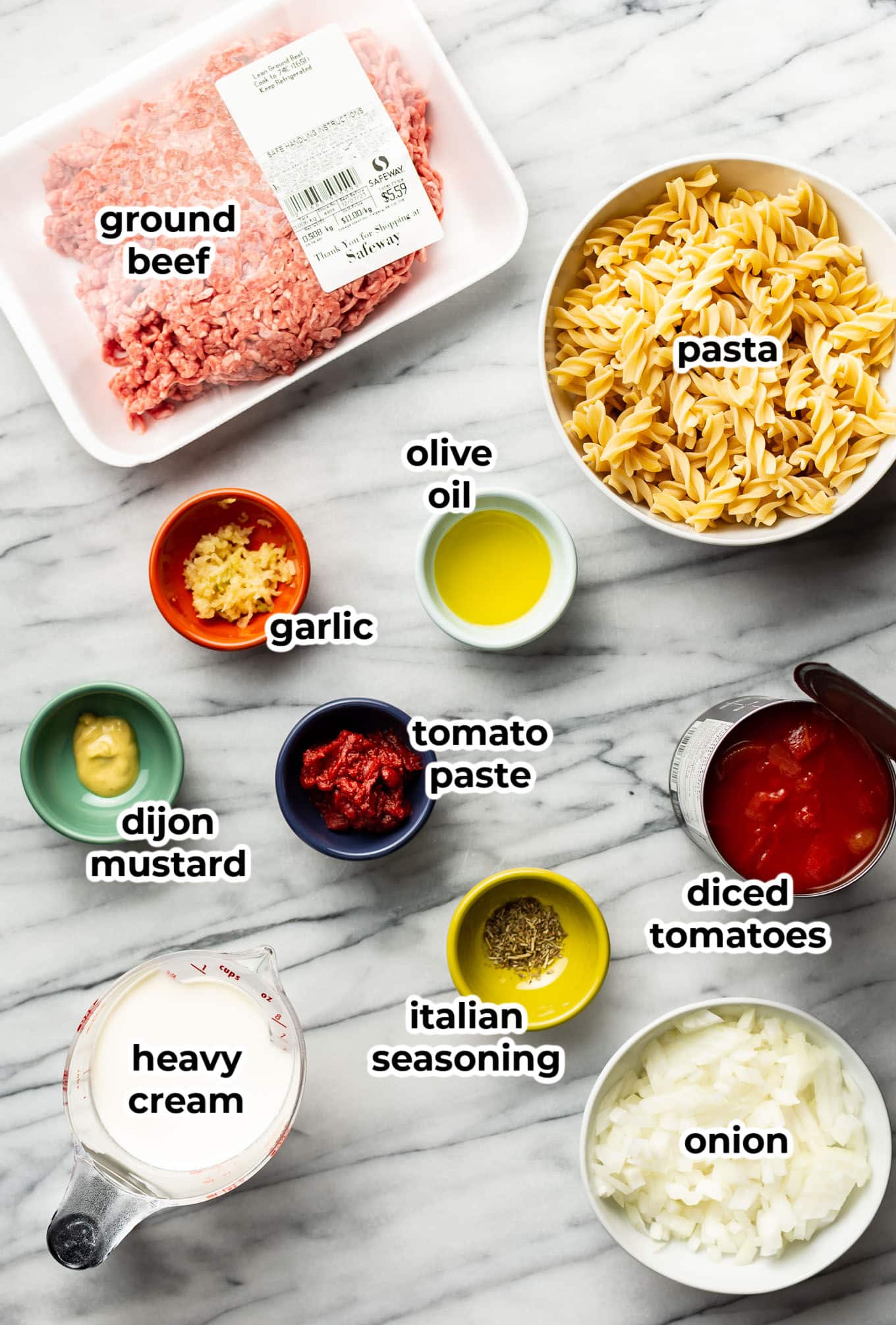 Easy Creamy Ground Beef Pasta • Salt & Lavender