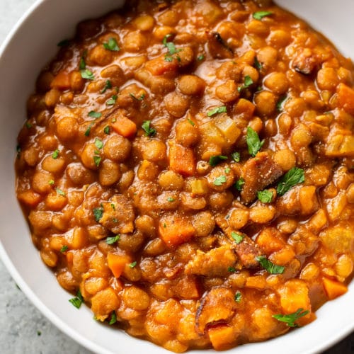 Instant Pot Lentil Stew • Salt & Lavender