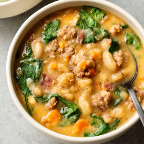 Italian Sausage White Bean Soup