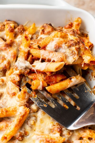 Easy Baked Penne with Sausage • Salt & Lavender