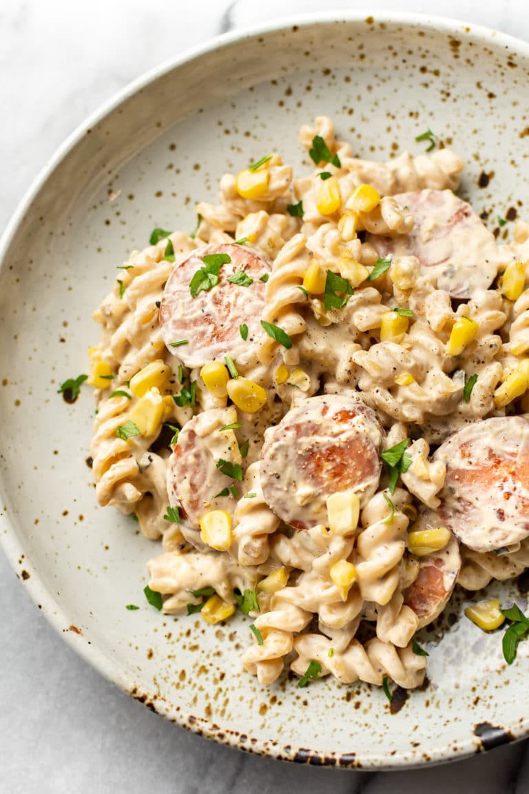 Cream Cheese Smoked Sausage Pasta • Salt And Lavender 6553