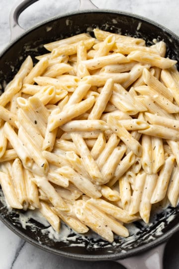 Creamy Penne Pasta • Salt & Lavender