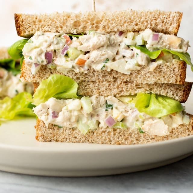 Easy Chicken Salad Salt Lavender