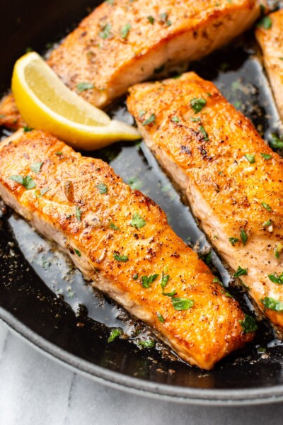 Garlic Butter Salmon • Salt & Lavender