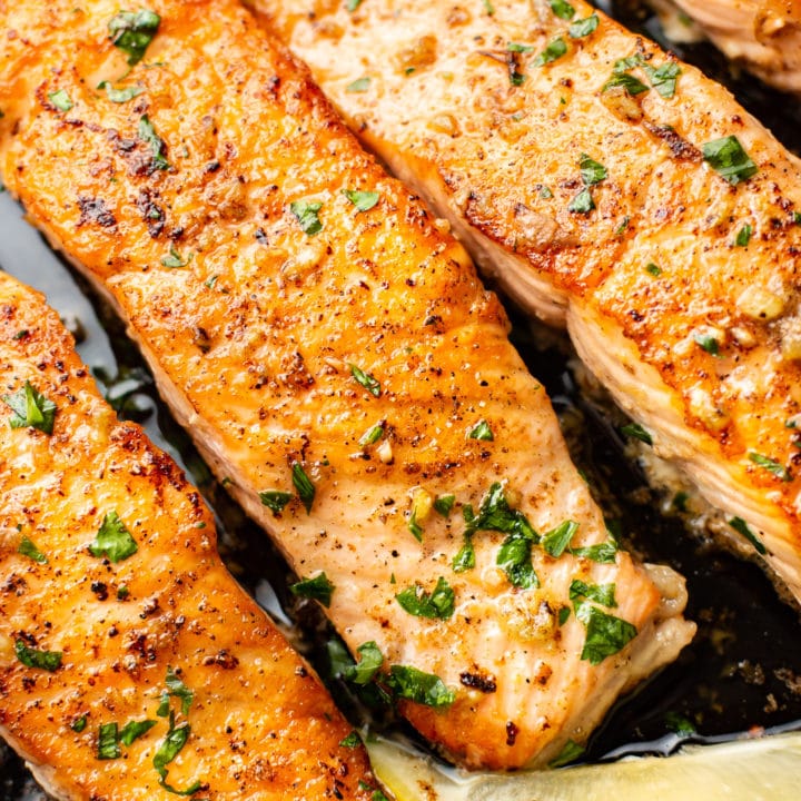 Garlic Butter Salmon • Salt & Lavender