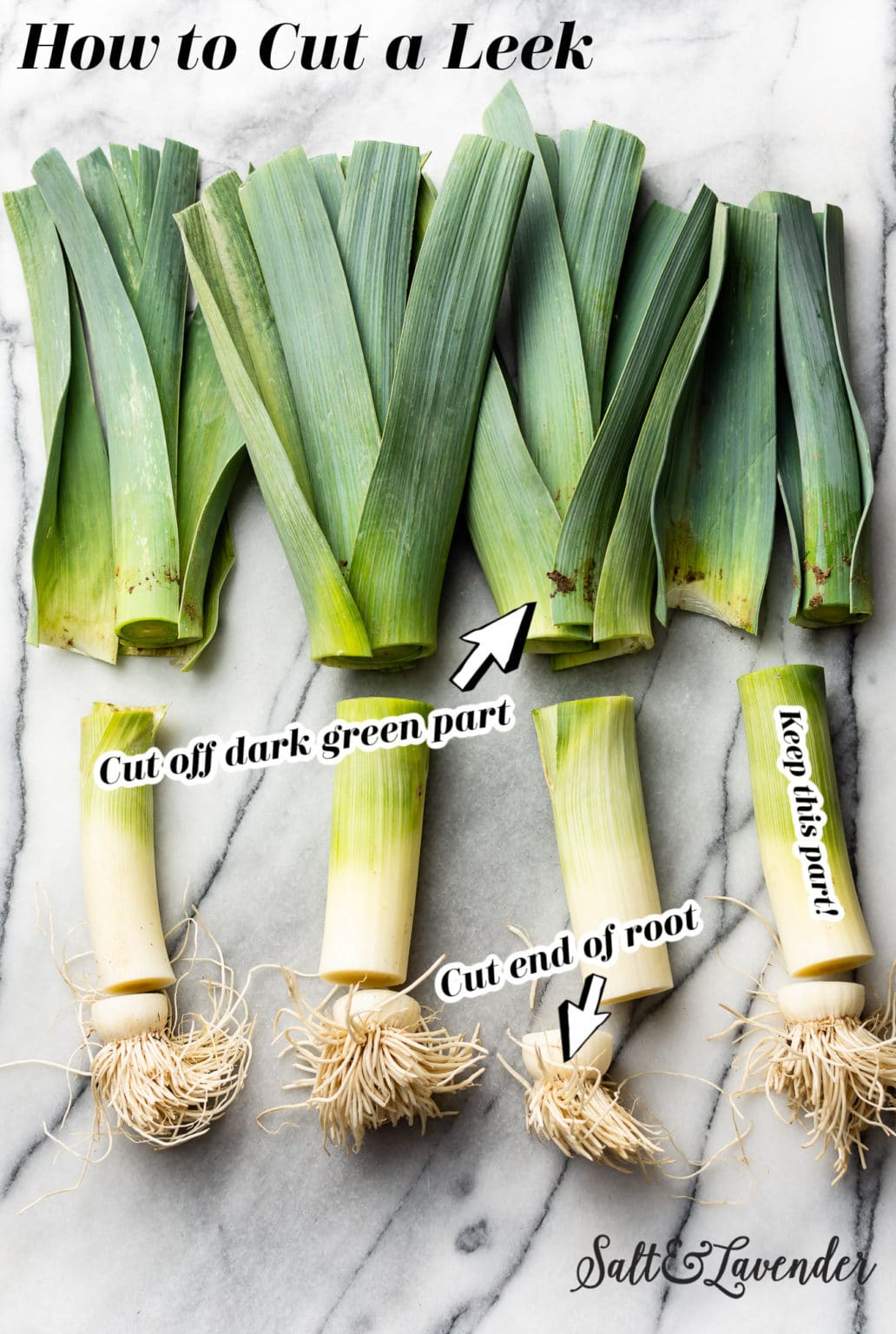 How To Prepare Leeks • Salt And Lavender