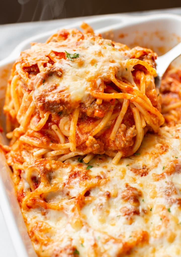 Best Baked Spaghetti Recipe: Easy & Homemade 2023 - AtOnce