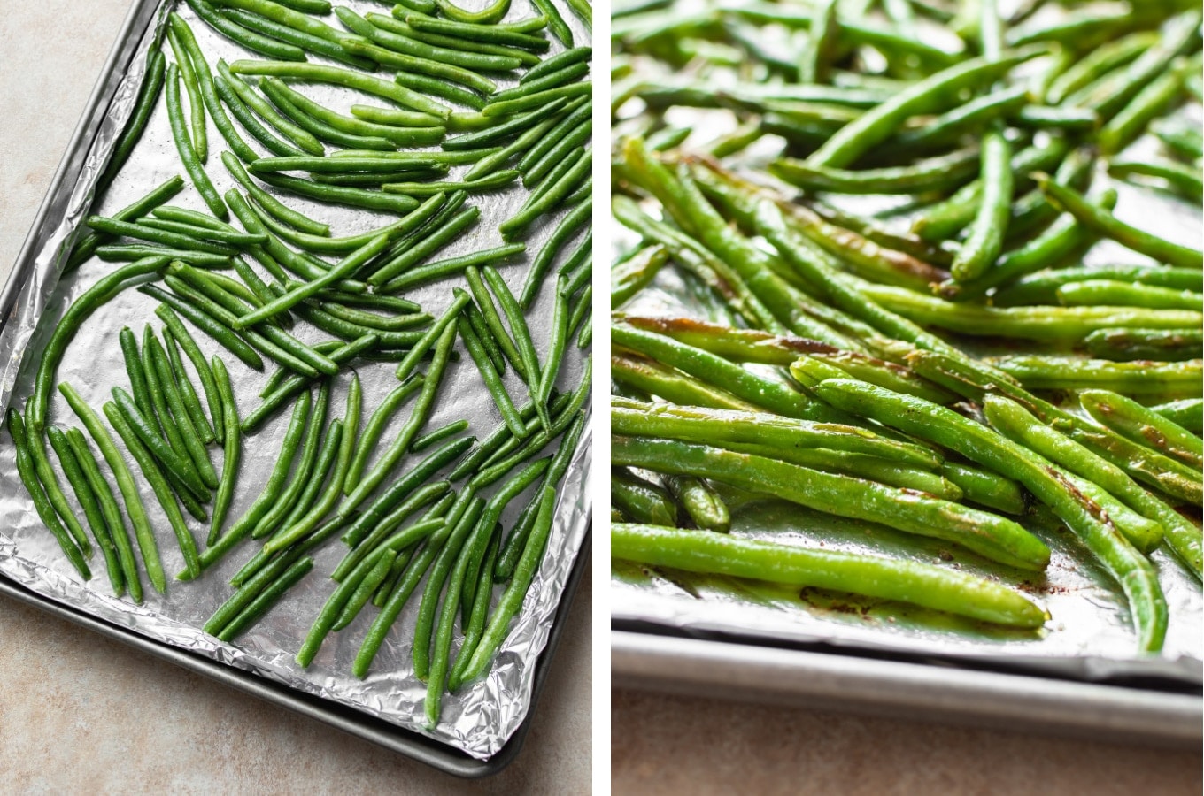 how long to roast green beans at 375