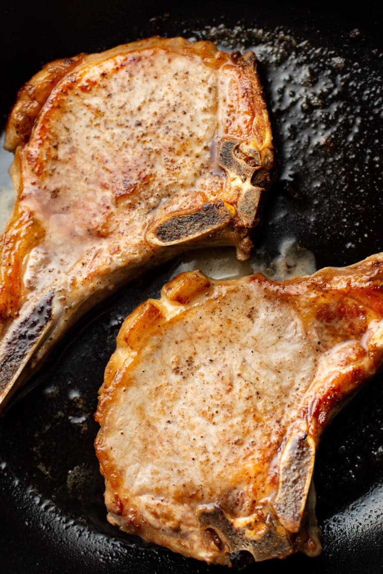 Easy Pan Seared Pork Chops Recipe • Salt & Lavender