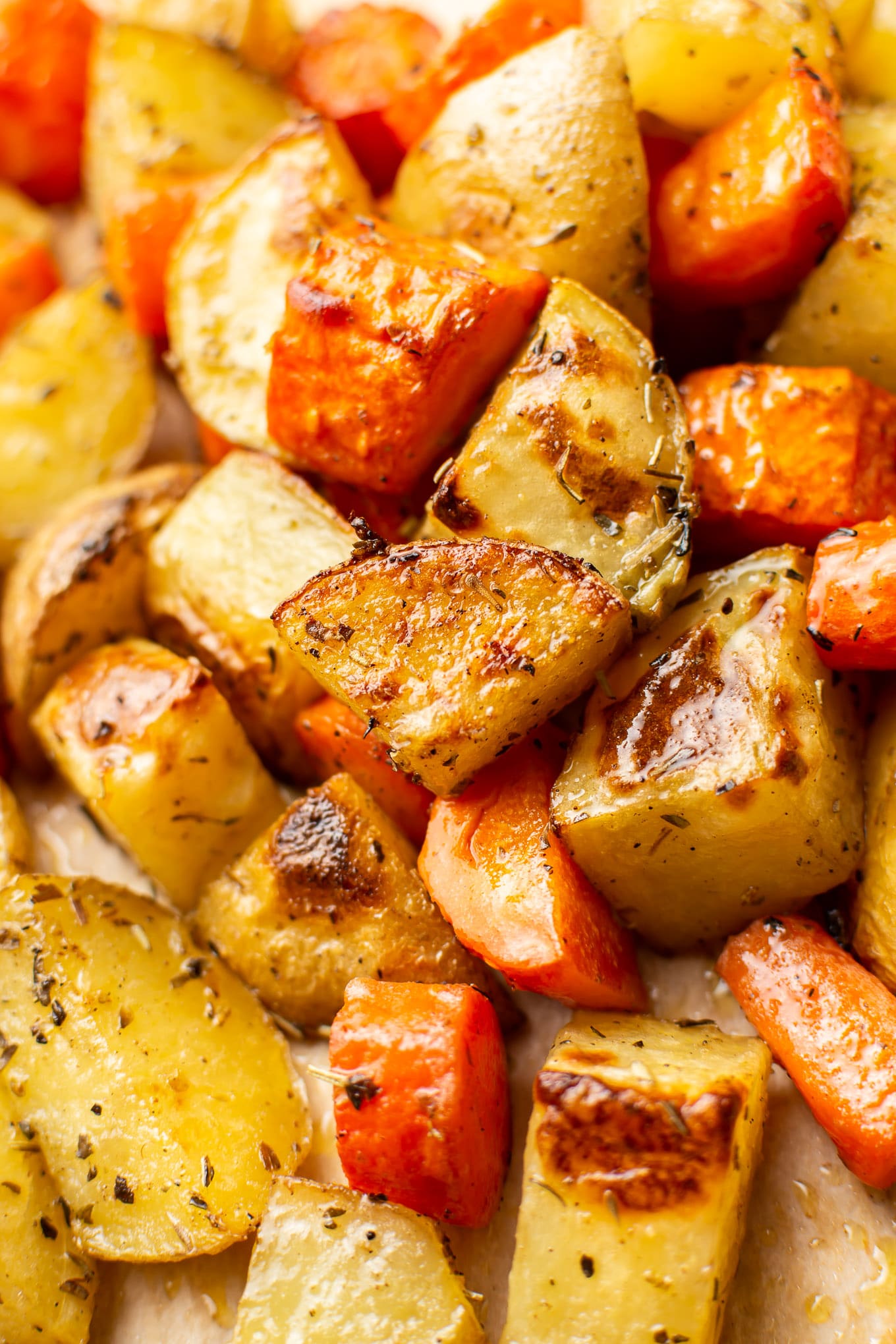 Easy Roasted Potatoes and Carrots • Salt & Lavender