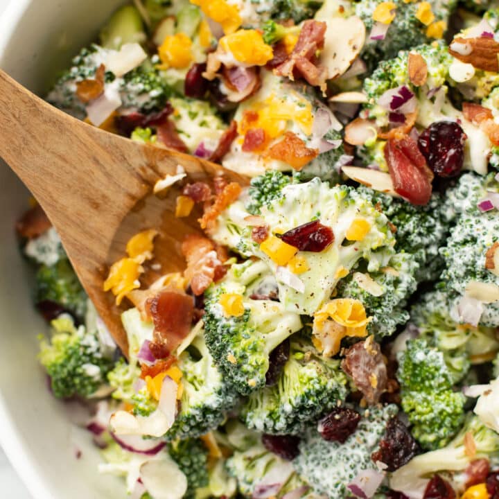 Easy Broccoli Salad • Salt & Lavender