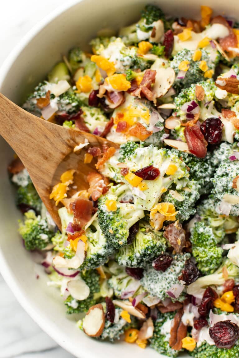 Easy Broccoli Salad • Salt & Lavender