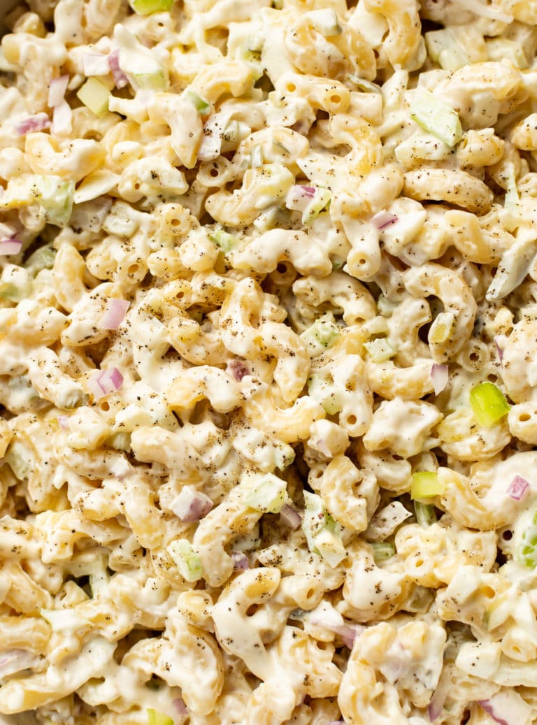 Easy Macaroni Salad • Salt & Lavender