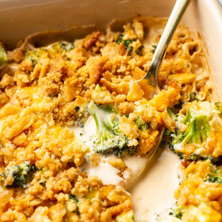 Cheesy Broccoli Casserole • Salt & Lavender