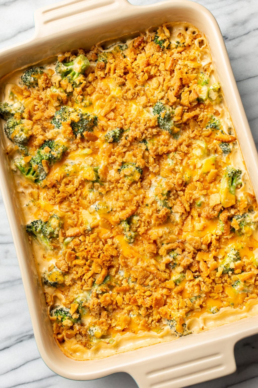 Cheesy Broccoli Casserole • Salt & Lavender