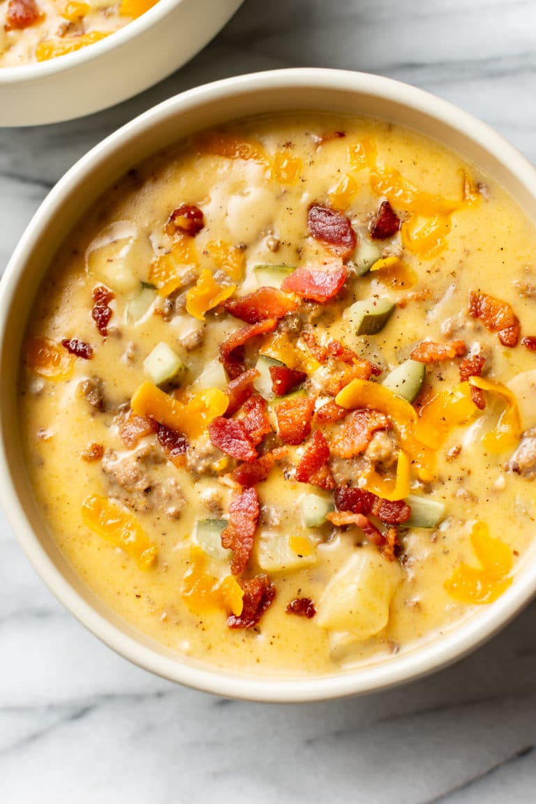 Cheeseburger Soup • Salt & Lavender