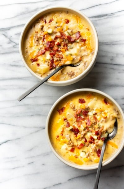 Cheeseburger Soup • Salt And Lavender