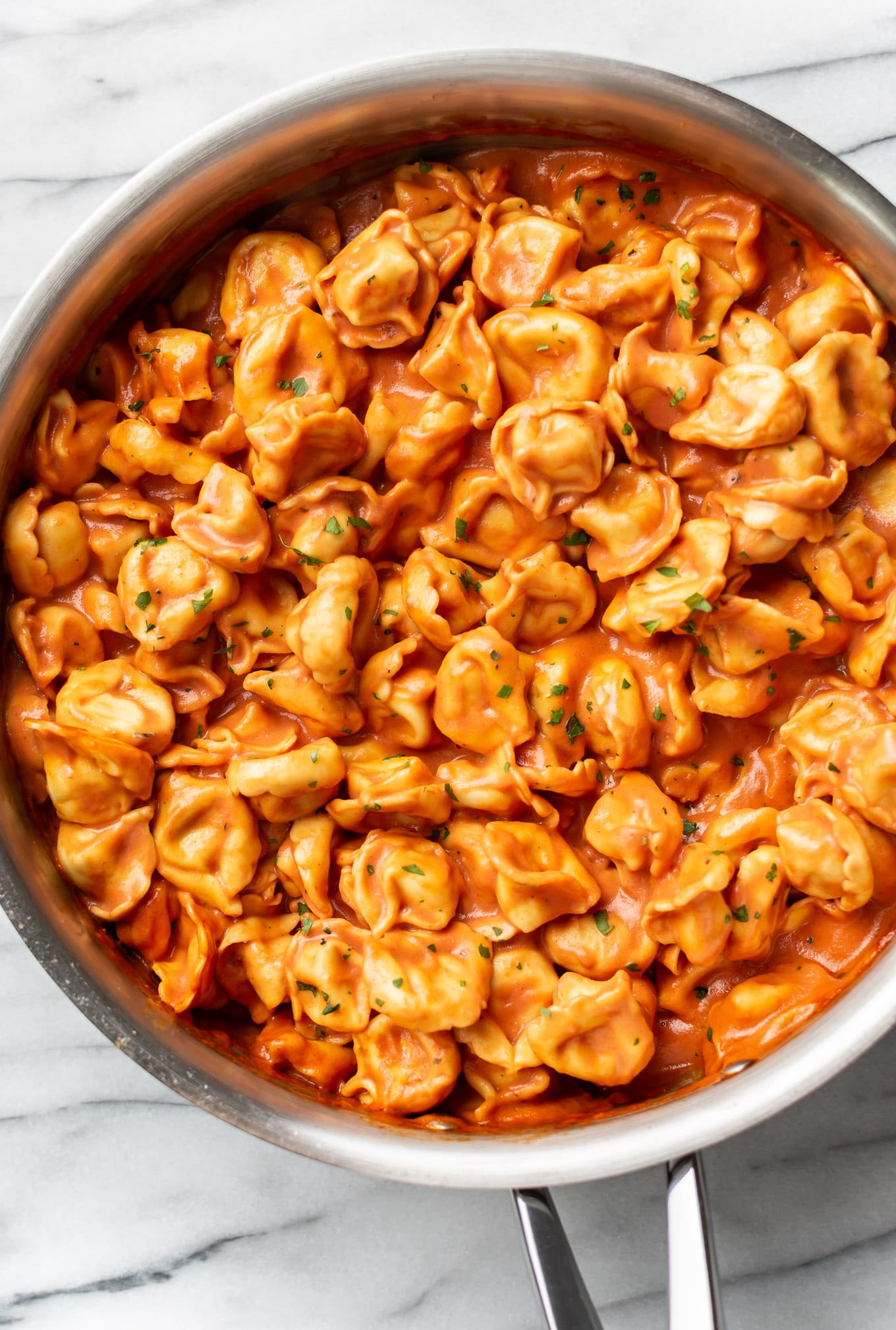 Creamy Tomato Tortellini (One Pan) • Salt & Lavender