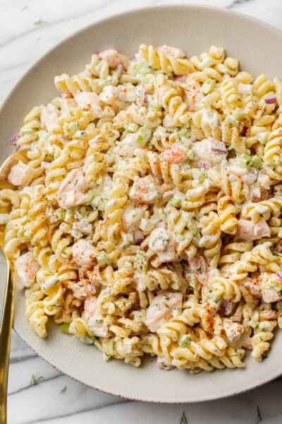 Shrimp Pasta Salad • Salt & Lavender