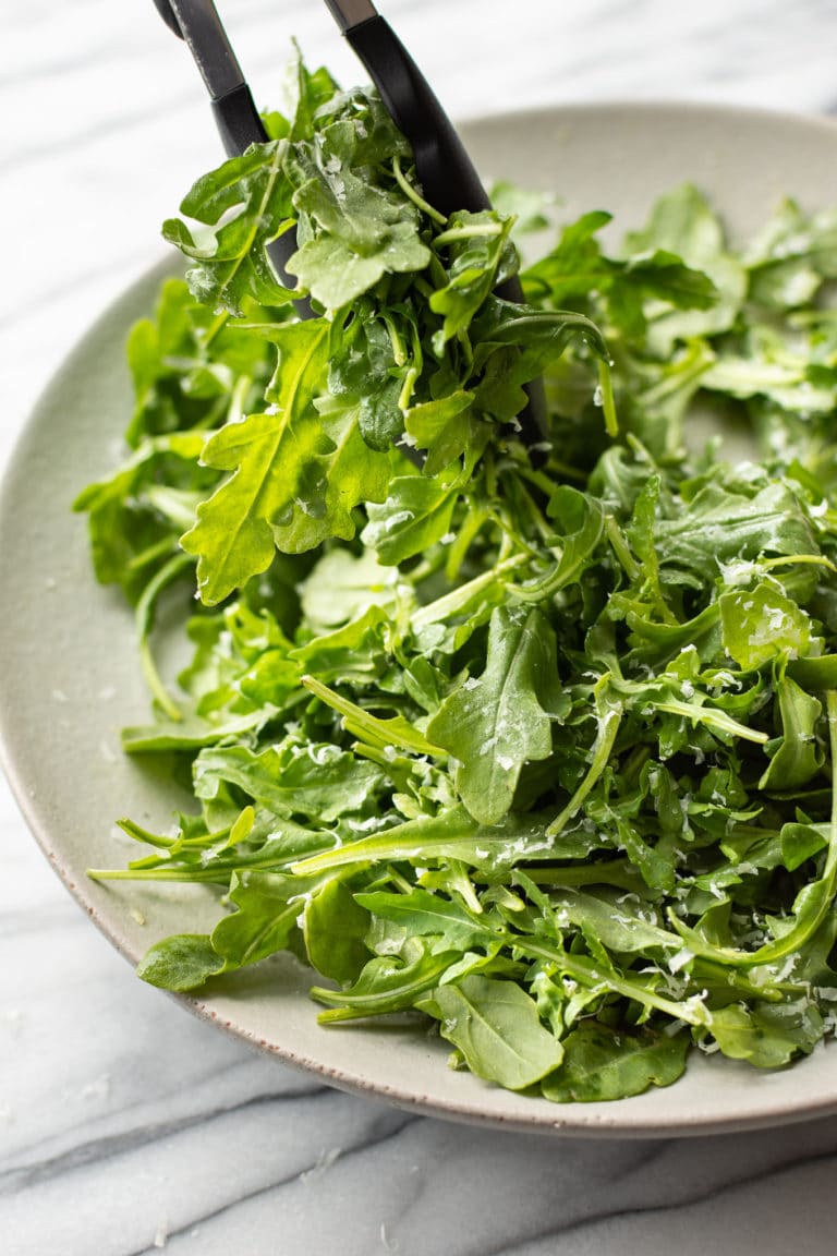 Super Simple Parmesan Arugula Salad • Salt & Lavender