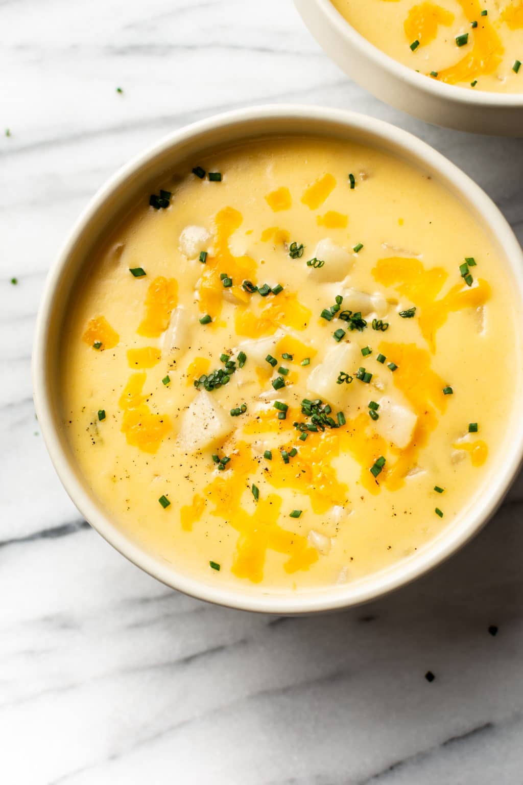 Cheesy Potato Soup • Salt & Lavender