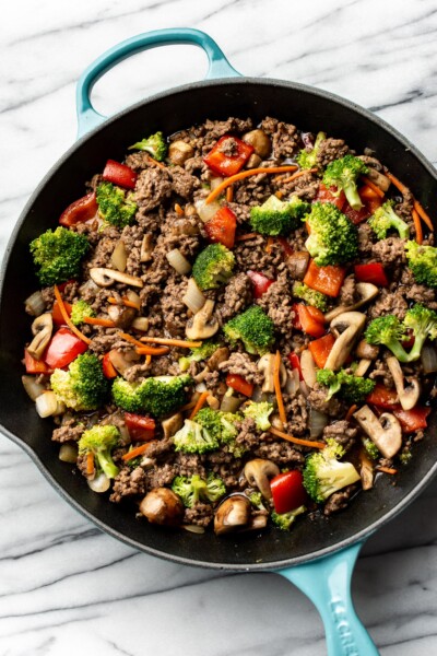 Ground Beef Stir Fry • Salt & Lavender