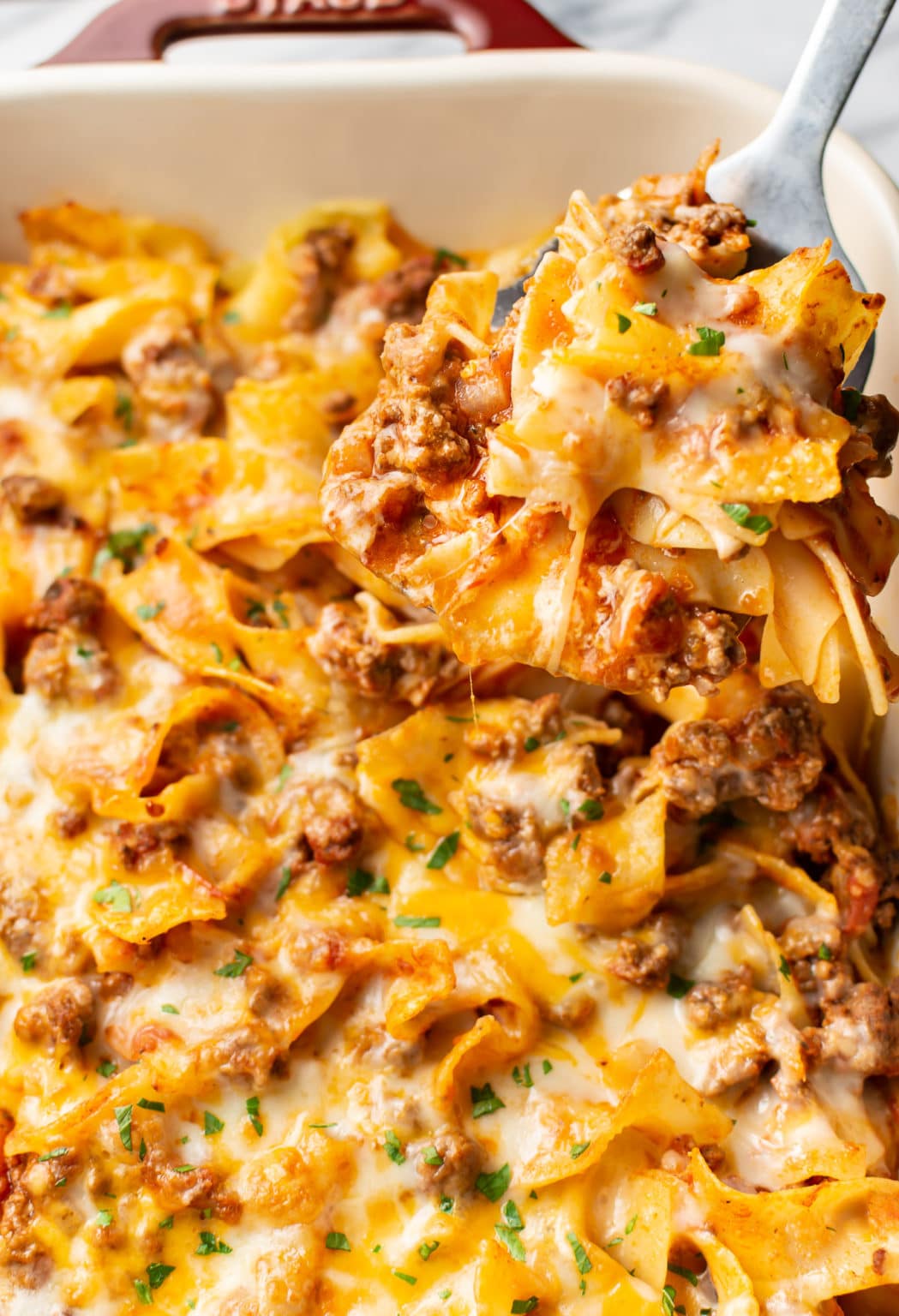 Beef Noodle Casserole • Salt & Lavender