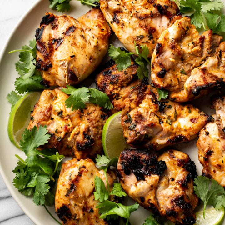 Cilantro Lime Grilled Chicken Thighs • Salt & Lavender