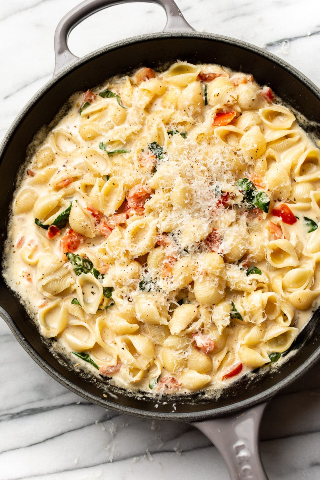 Creamy Tomato Basil Pasta Salt Lavender