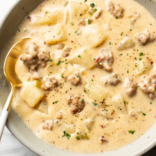 Creamy Italian Sausage Soup • Salt & Lavender