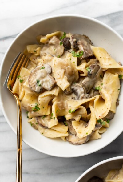 Mushroom Stroganoff • Salt & Lavender