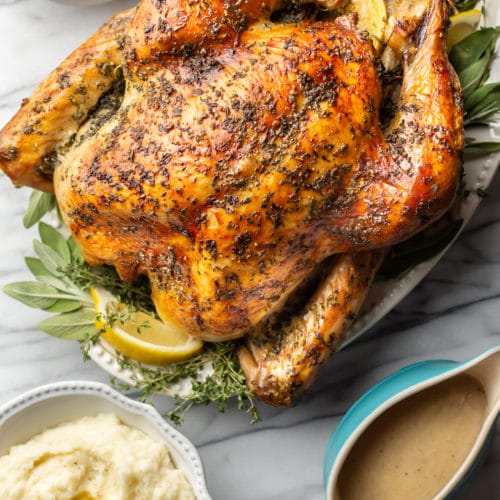 Simple Roast Turkey With Teriyaki Butter Recipe