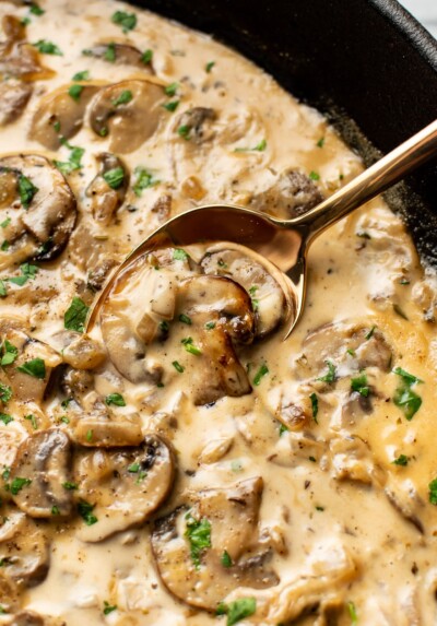 Creamy Mushroom Sauce • Salt & Lavender