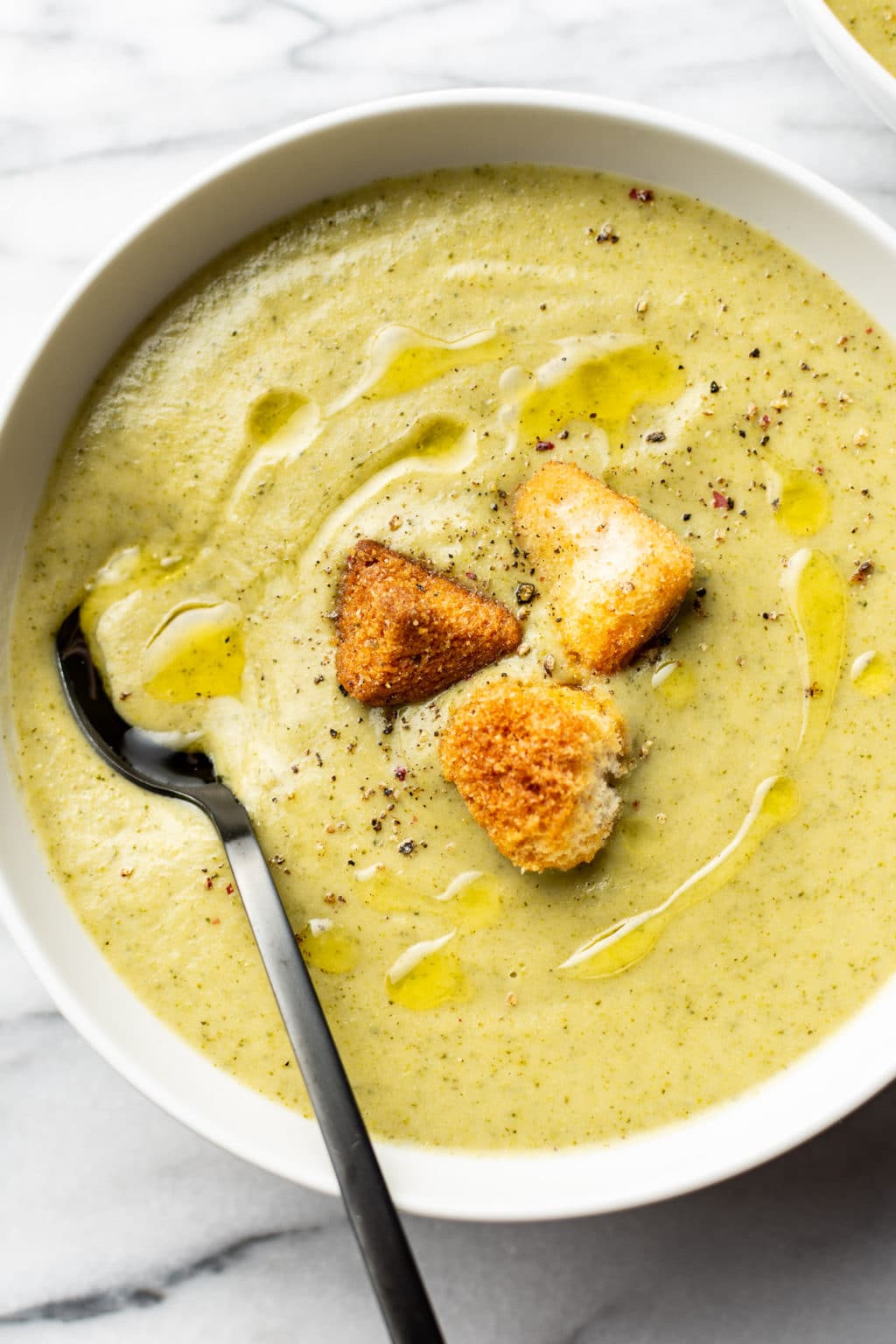 Simple Cream Of Broccoli Soup • Salt And Lavender 1148